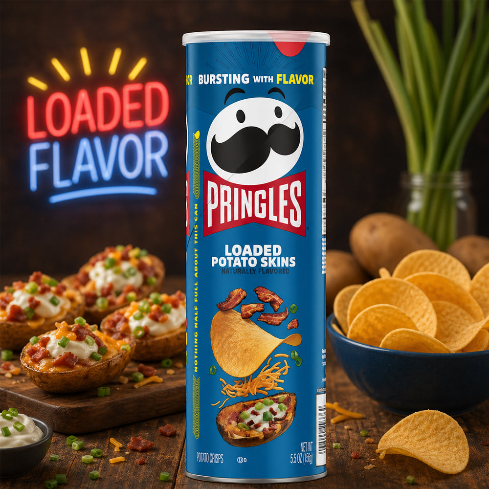 Pringles Loaded Potato Skins 158g (USA)