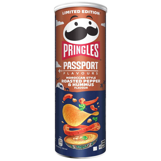 Pringles Passport Moroccan Style Roasted Pepper & Hummus 165g