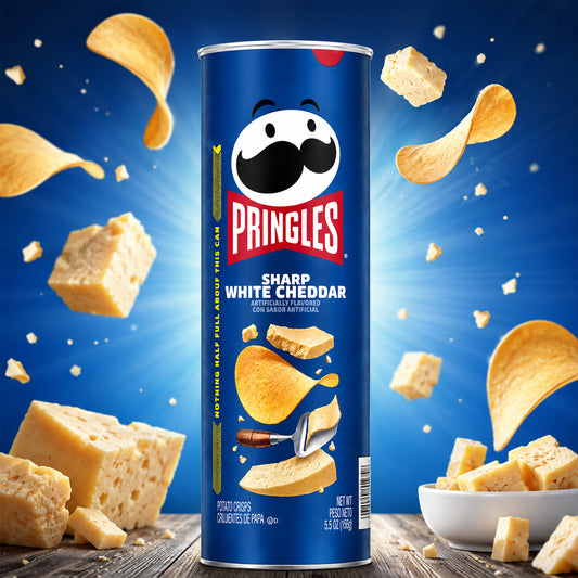 Pringles Sharp White Cheddar 158g (USA)