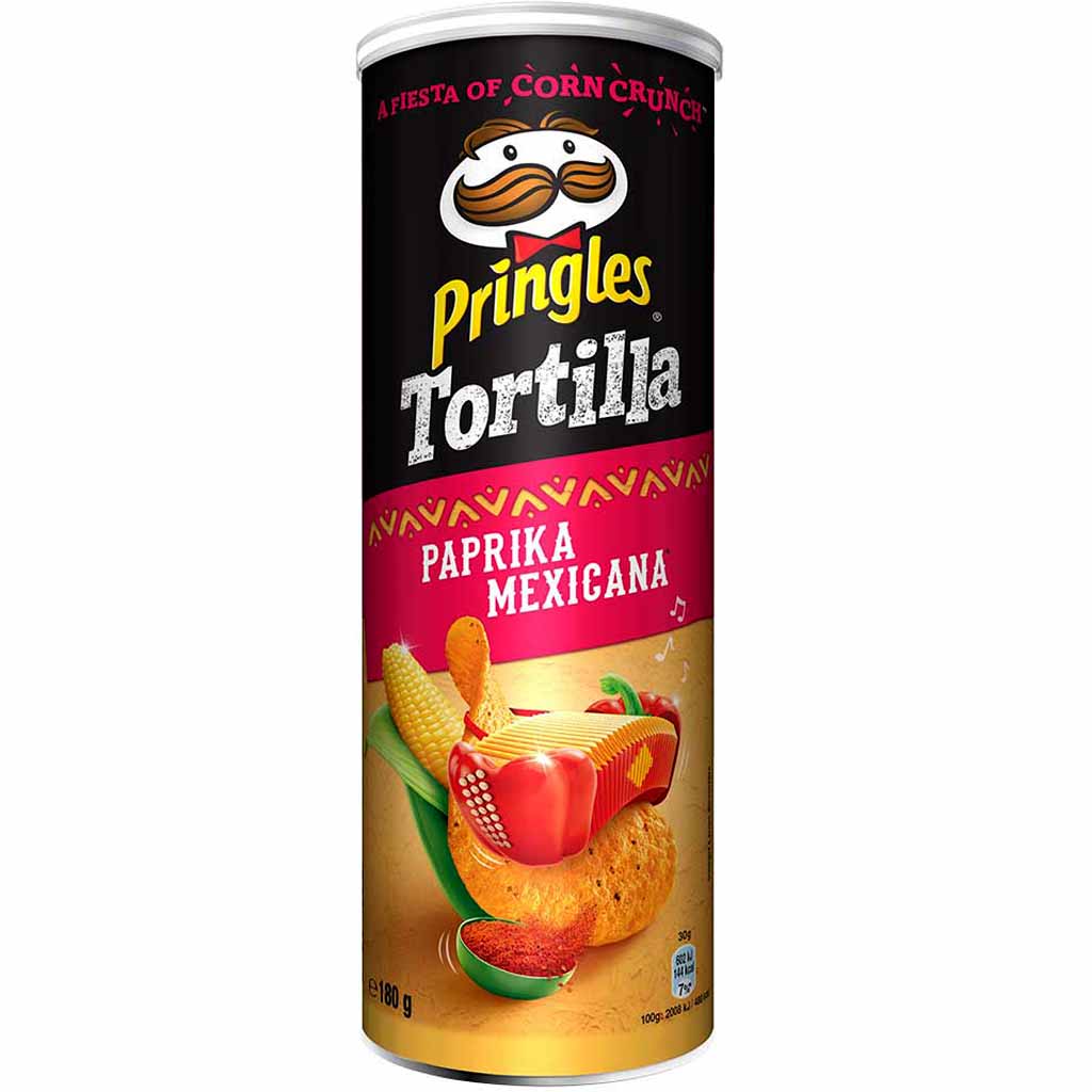 Pringles Tortilla Paprika Mexicana 180g