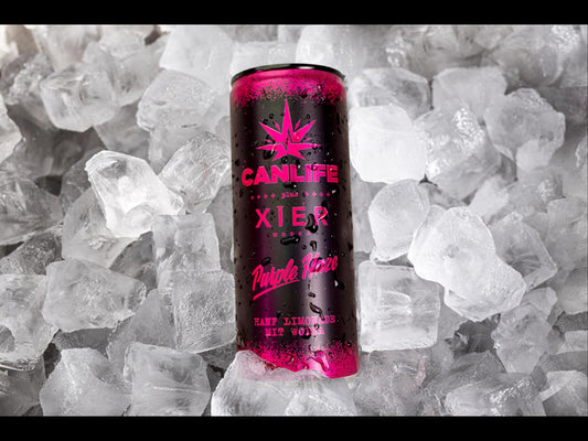 Canlife x Xier - Purple H-a-z-e - H-a-n-f Limonade mit Wodka (10% Vol) 250ml