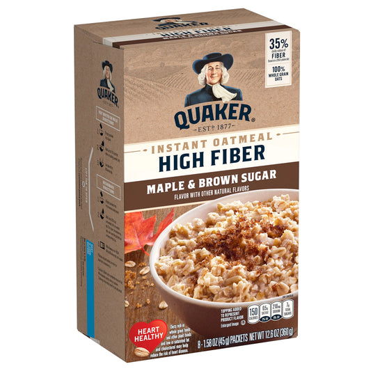Quaker Instant Oatmeal Maple & Brown Sugar 344g