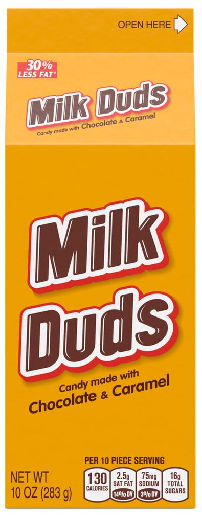 Hershey's Milk Duds Chocolate & Caramel 283g (MHD 25.09.2025)
