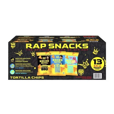 Rap Snacks Tortilla Chips Snoop Dog Lil Baby Nicki Minaj Big Pack 923g