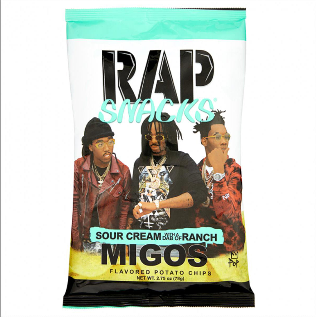 Rap Snacks Sour Cream with a dab of Ranch Migos 71g
