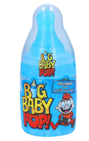 Bazooka Big Baby Pop! Cola & Raspberry 32g