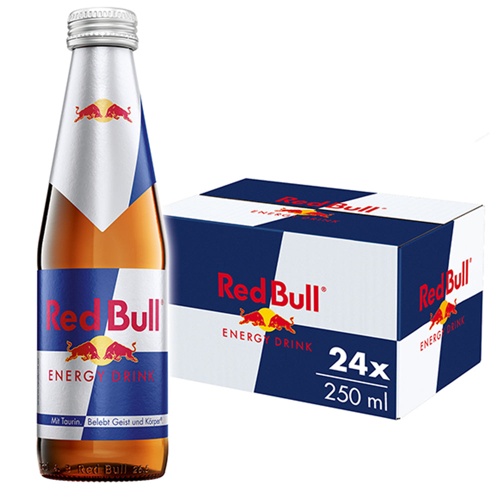 Red Bull Glasflasche 24 x 250ml Vorratspack