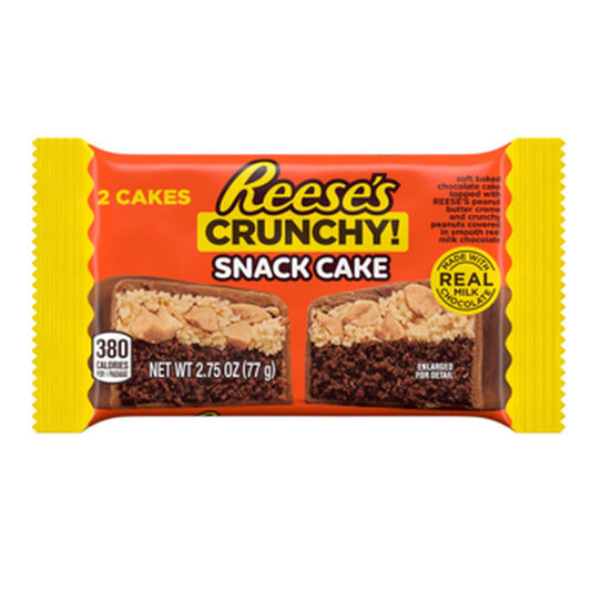 Reese's Crunchy Snack Cake 2 Cakes 77g