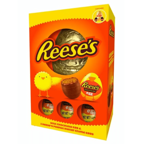 Reese´s Milk Chocolate Egg & 3 Reese's Peanut Butter Creme Eggs 232g