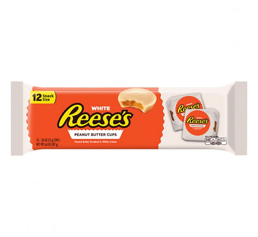 Reese´s White Peanut Butter Cups 12 Snack Size Pack 187g