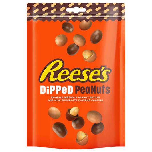 Reese's Dipped Peanuts - Peanuts Dipped in Peanut Butter & Milk Chocolate 90g