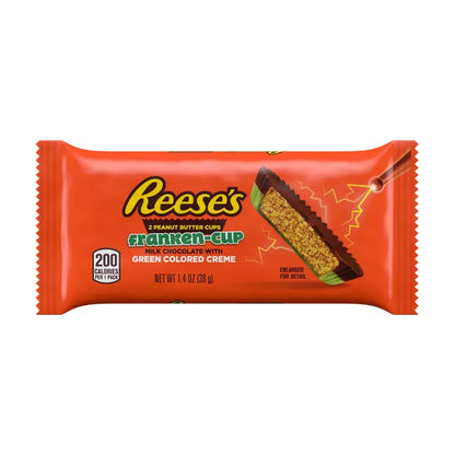 Reese's Peanut Butter Cups Franken-Cup Green Creme 39g