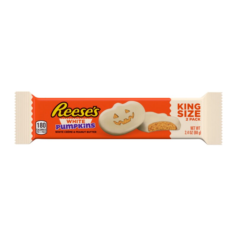 Reese's White Peanut Butter Pumpkin Halloween Edition King Size 68g