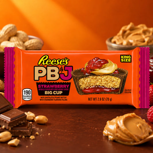 Reese's PB&J Strawberry Big Cup King Size 79g