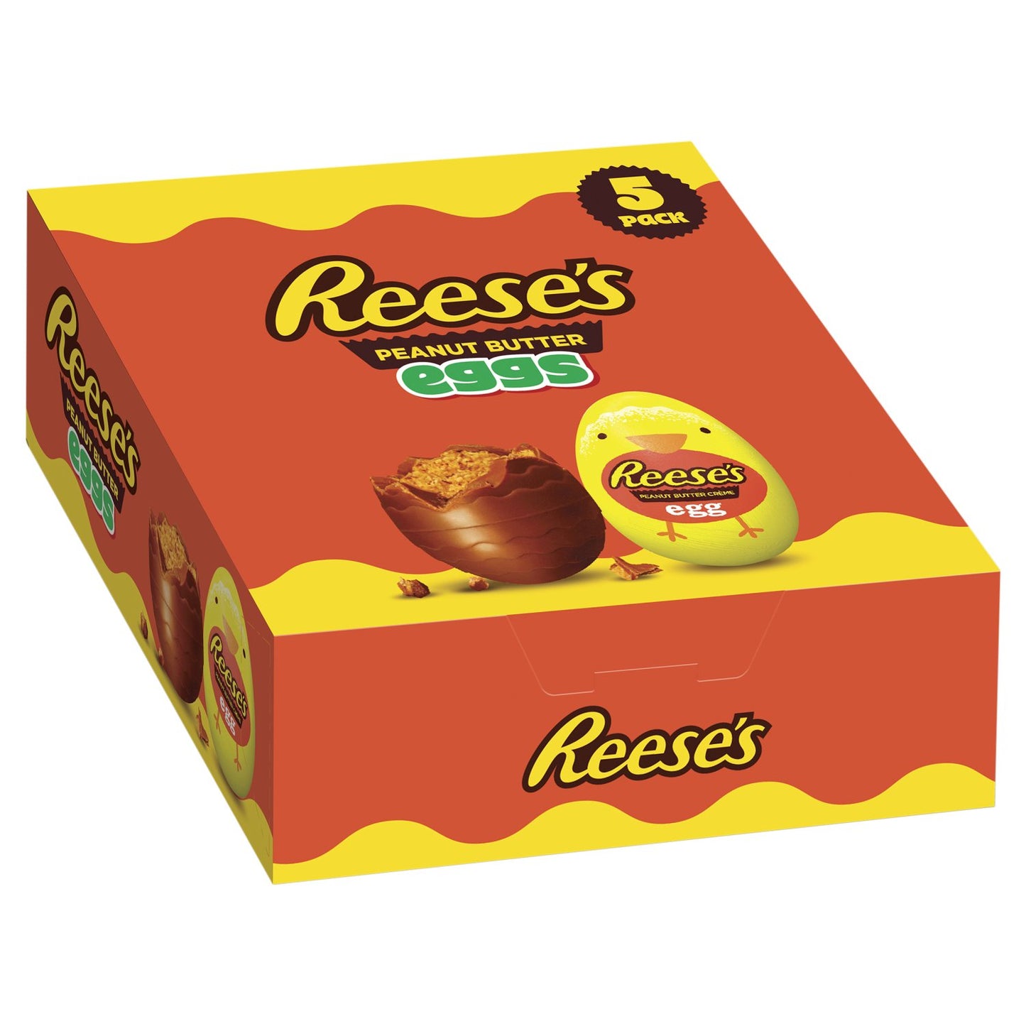 Reeses Peanut Butter Crème Egg 5-Pack 170g (MHD 03.10.2024)