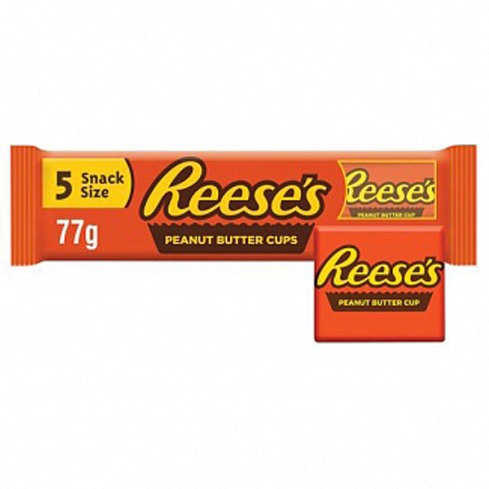 Reese's Peanut Butter Cups Snack Size 5 Pack 77g
