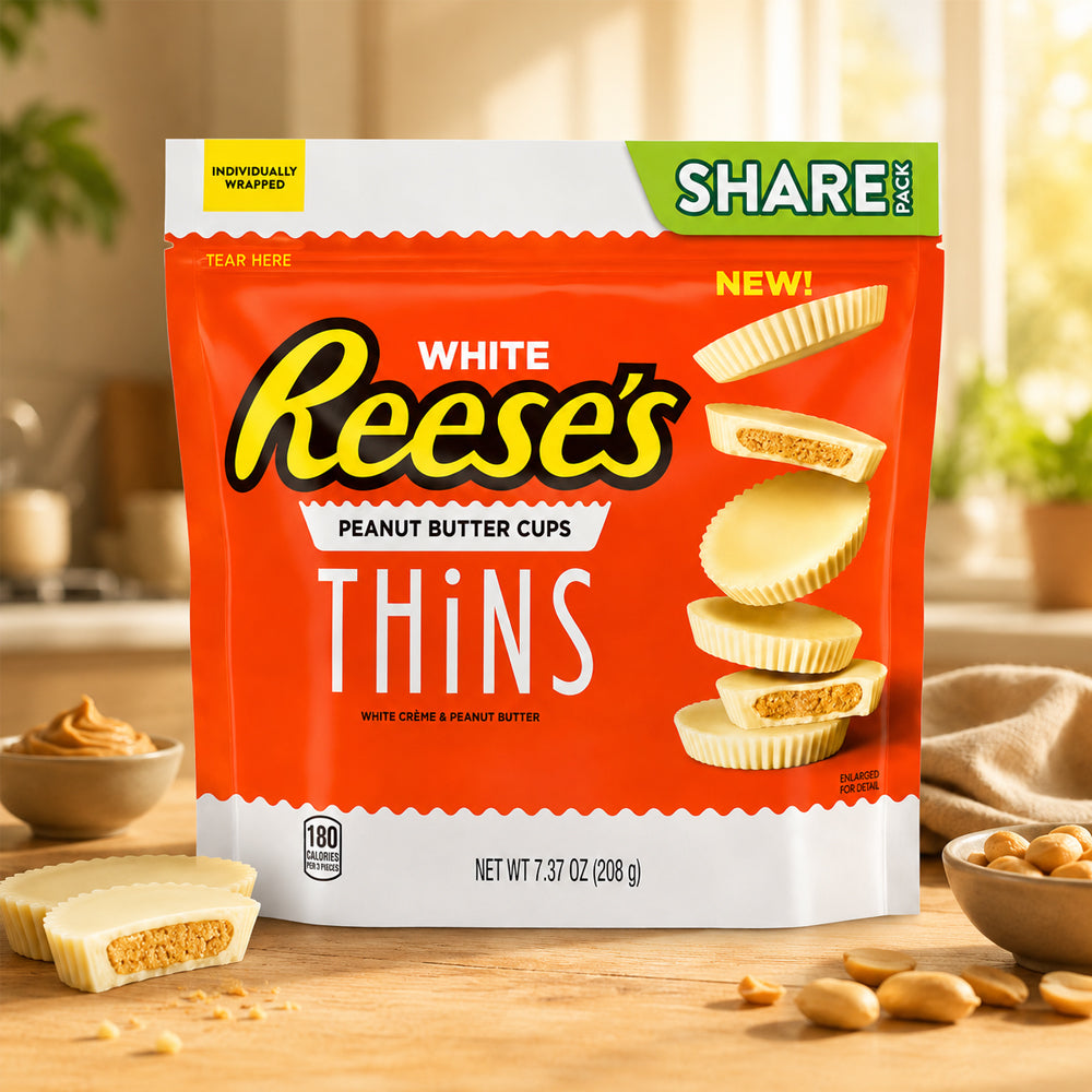 Reese's Thins Peanut Butter Cups White Chocolate Share Pack 208g