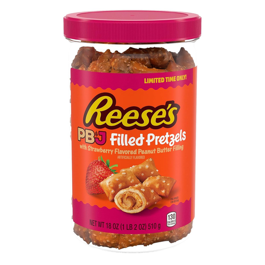 Reese’s PB&J Filled Pretzels Strawberry 510g