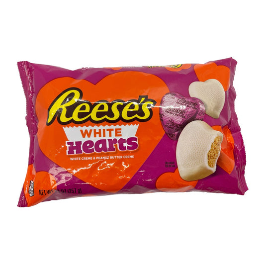 Reese's Valentines White Creme Peanut Butter Hearts 257g