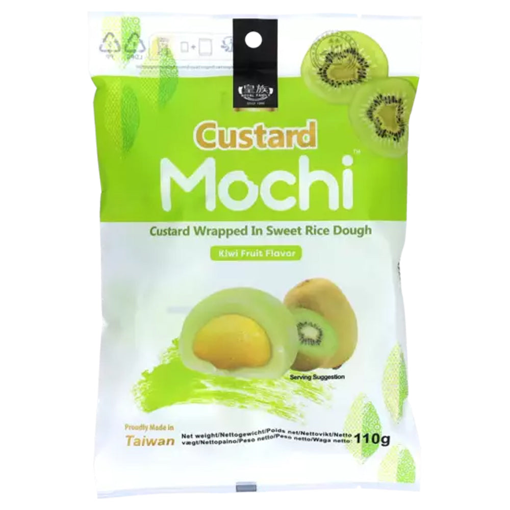 Royal Family Custard Mochi - Kiwi Fruit 110g