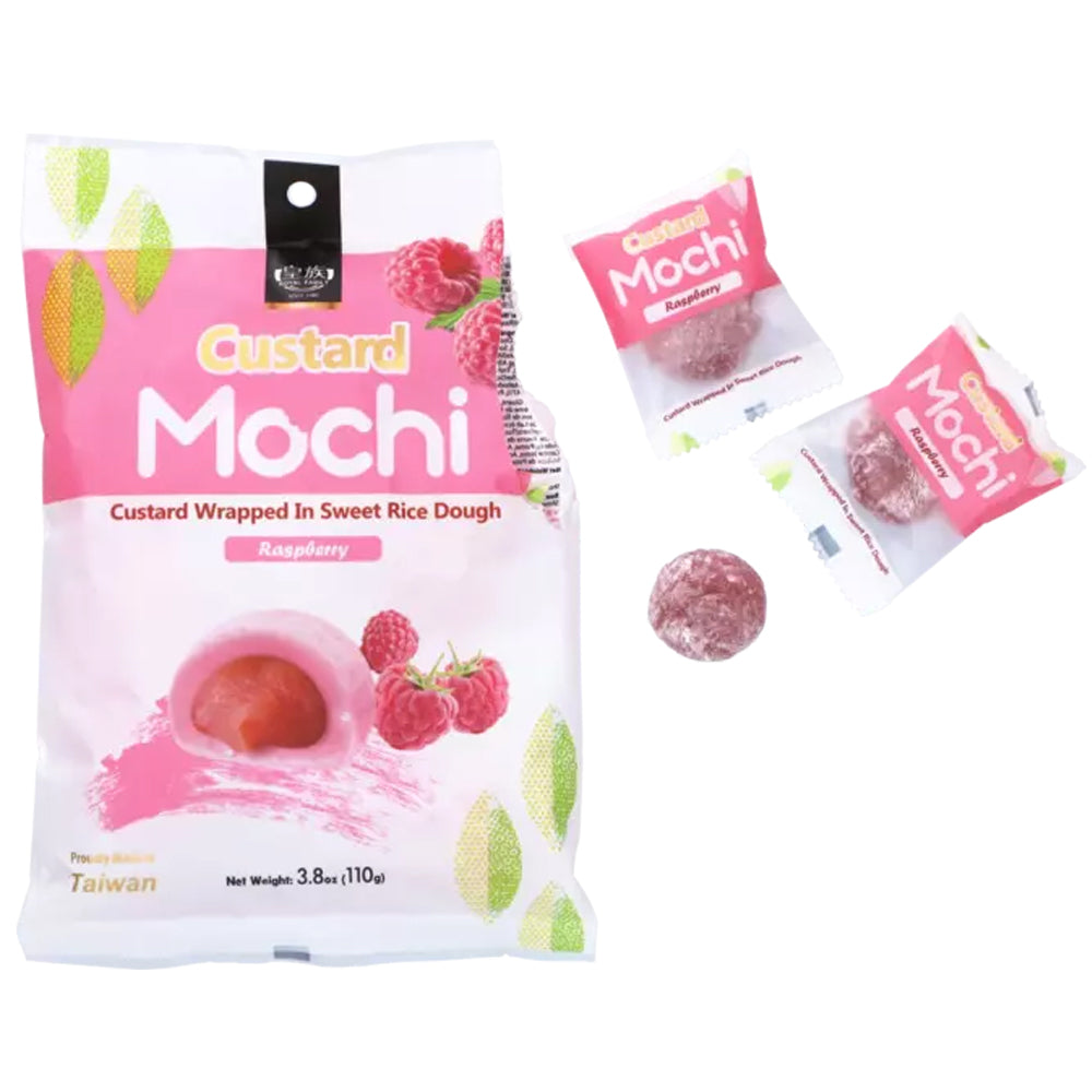 Royal Family Custard Mochi - Raspberry 110g