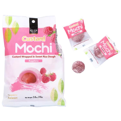 Royal Family Custard Mochi - Raspberry 110g