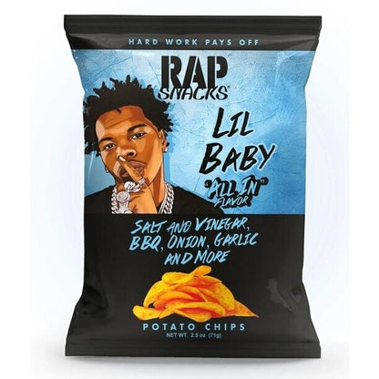 Rap Snacks Poato Chips Lil Baby & Snoop Dogg & Rick Ross Big Pack 923g