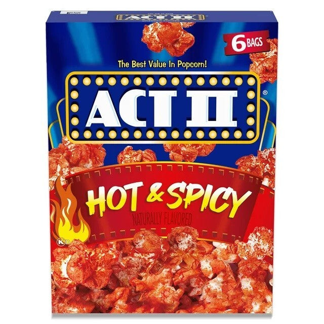 ACT II Microwave Popcorn Hot and Spicy 78g