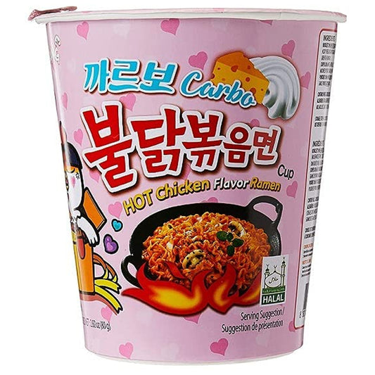 Samyang Buldak Carbonara Hot Chicken Flavor Ramen Cup 80g