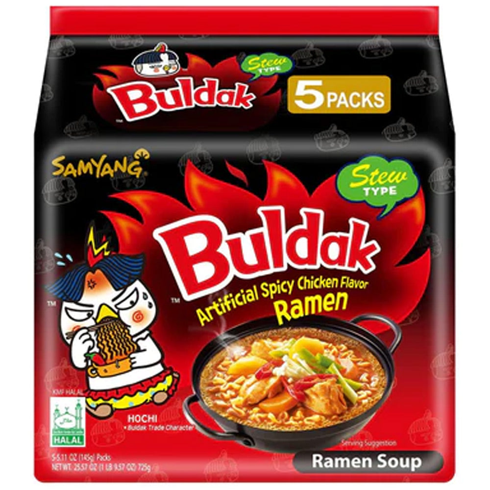 Samyang Hot Chicken Flavor Ramen 5 x 140g (700g)