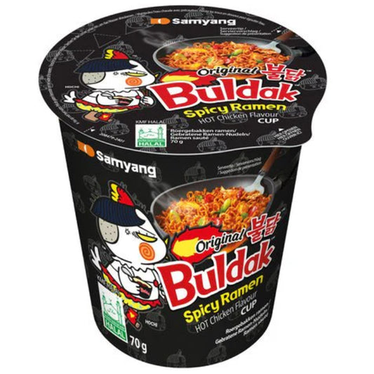 Samyang Buldak Hot Chicken Flavour Ramen Cup 70g (MHD: 10.10.2025)