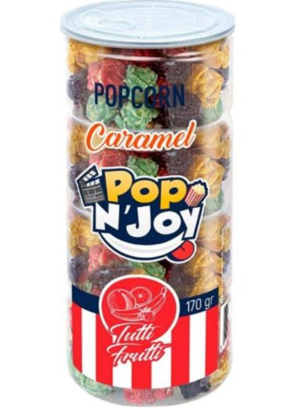Pop N' Joy Popcorn Tutti Frutti 170g