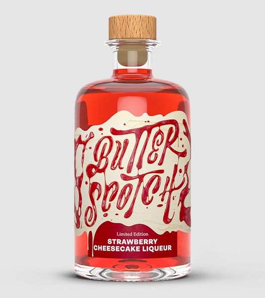 Original Butterscotch Strawberry Cheesecake Liqueur 500ml 20% Vol