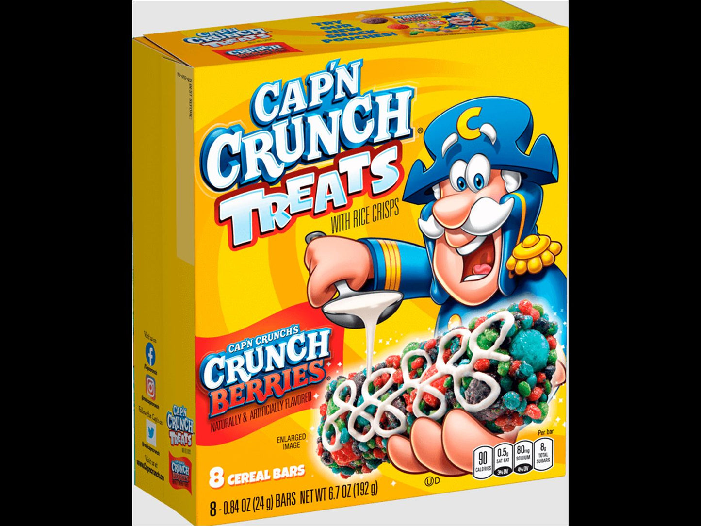 Cap'n Crunch Treats Crunchy Berries 192g