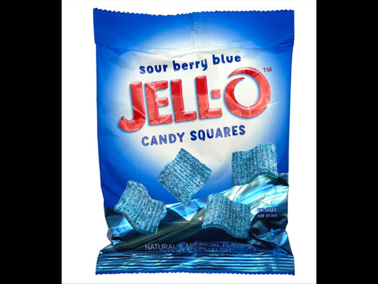 JELL-O Sour Berry Blue Candy 127g