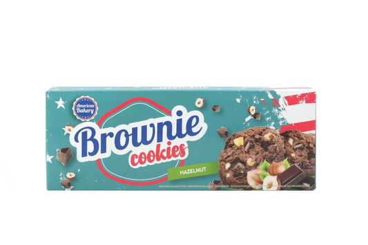 American Bakery Brownie Cookies Hazelnut 106g