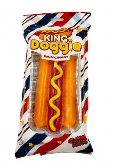 Gummi King - King Doggie Hot Dog Gummy 150g