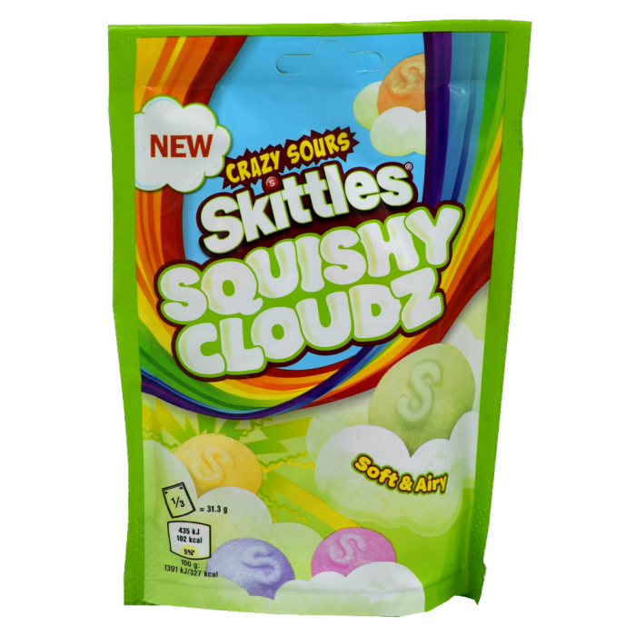 Skittles Sqiushy Cloudz Crazy Sour 94g