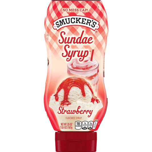 Smucker's Sundae Syrup Strawberry 567g