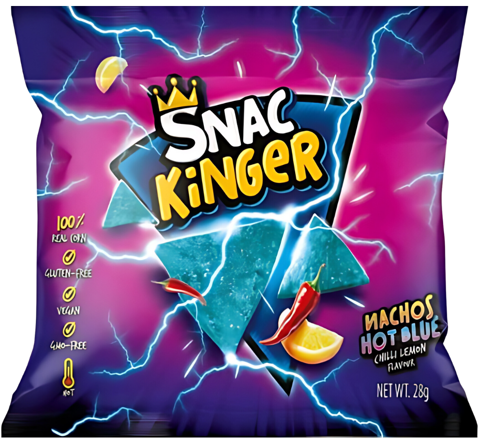 Snac Kinger - Nachos Hot Blue 28g