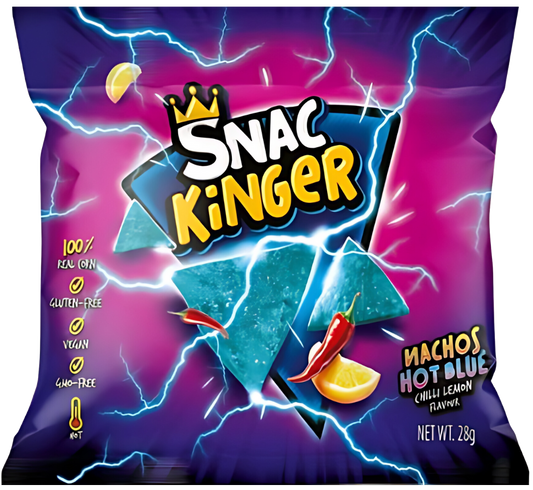 Snac Kinger - Nachos Hot Blue 28g