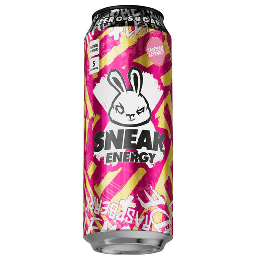 Sneak Energy Raspberry Lemonade Zero Sugar 500ml