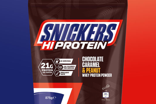 Mars Hi-Protein Snickers Chocolate Caramel & Peanut Whey Protein Powder 875g
