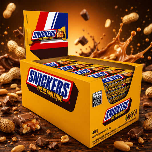 Snickers Sabor Pé de Moleque 20 x 42g (Brasilien) Vorratspack