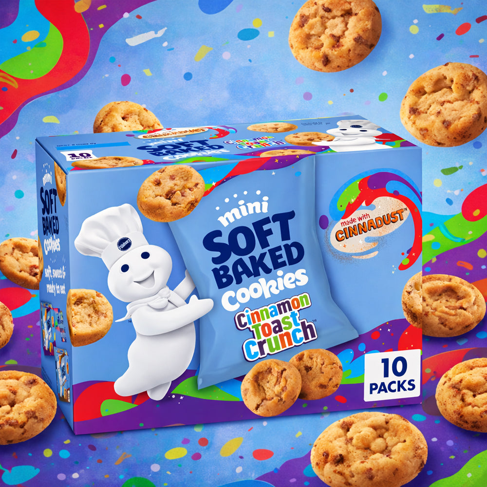 Soft Baked Mini Cookies Cinnamon Toast Crunch 10 x 28g Vorratspack