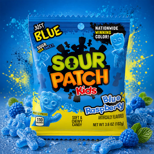 Sour Patch Kids Blue Raspberry 102g