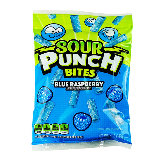 Sour Punch Bites Blue Raspberry 105g