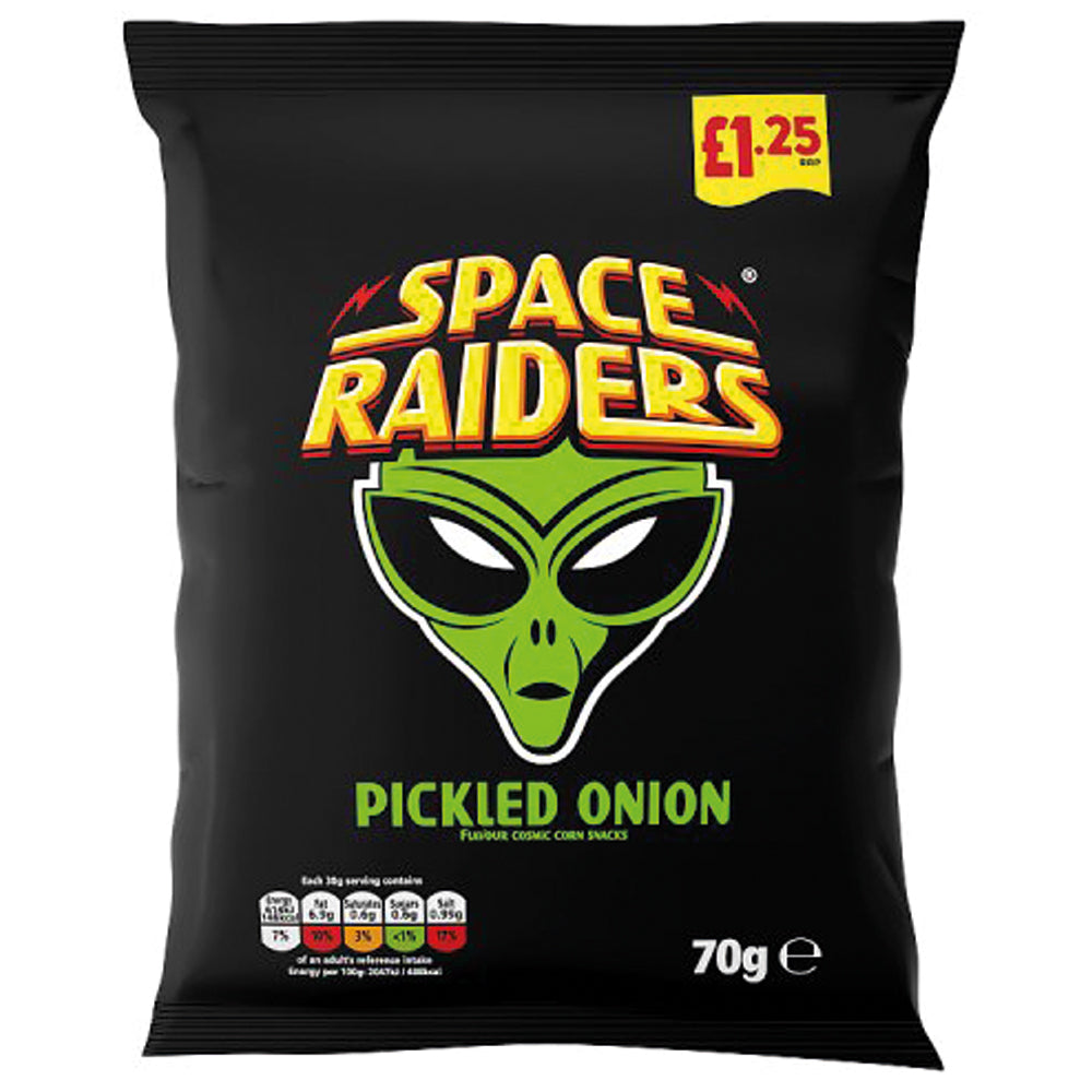 Space Raiders Pickled Onion Chips 70g