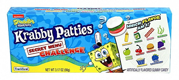 Spongebob Squarepants Krabby Patties Secret Menu Challenge 90g