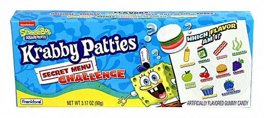 Spongebob Squarepants Krabby Patties Secret Menu Challenge 90g